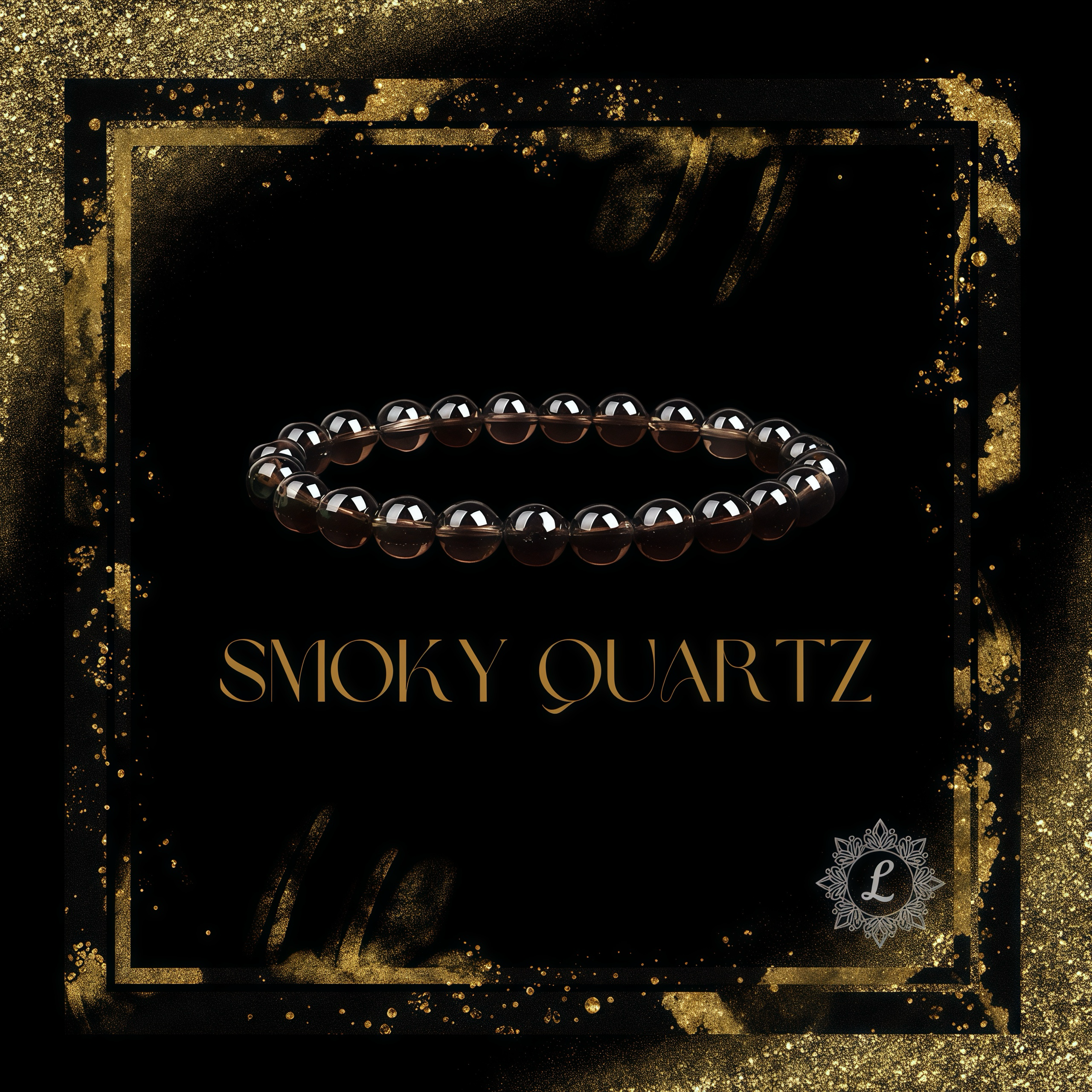 Smoky Quartz Crystal Bracelet